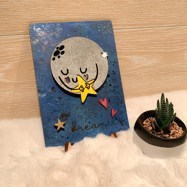 Sleepy Moon Galaxy