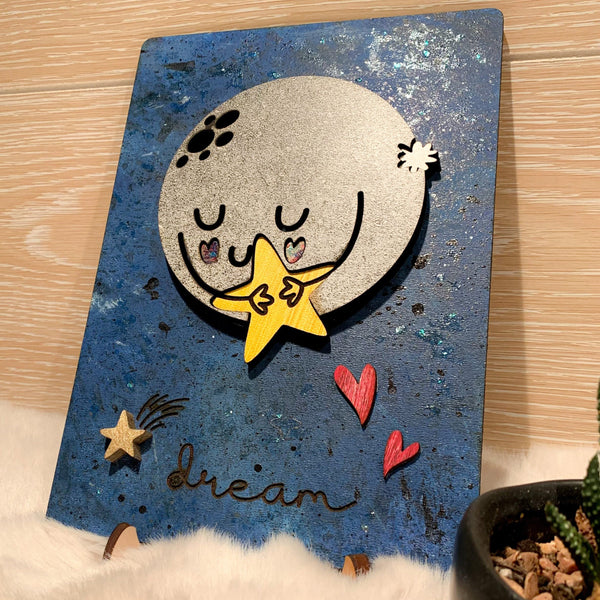Sleepy Moon Galaxy